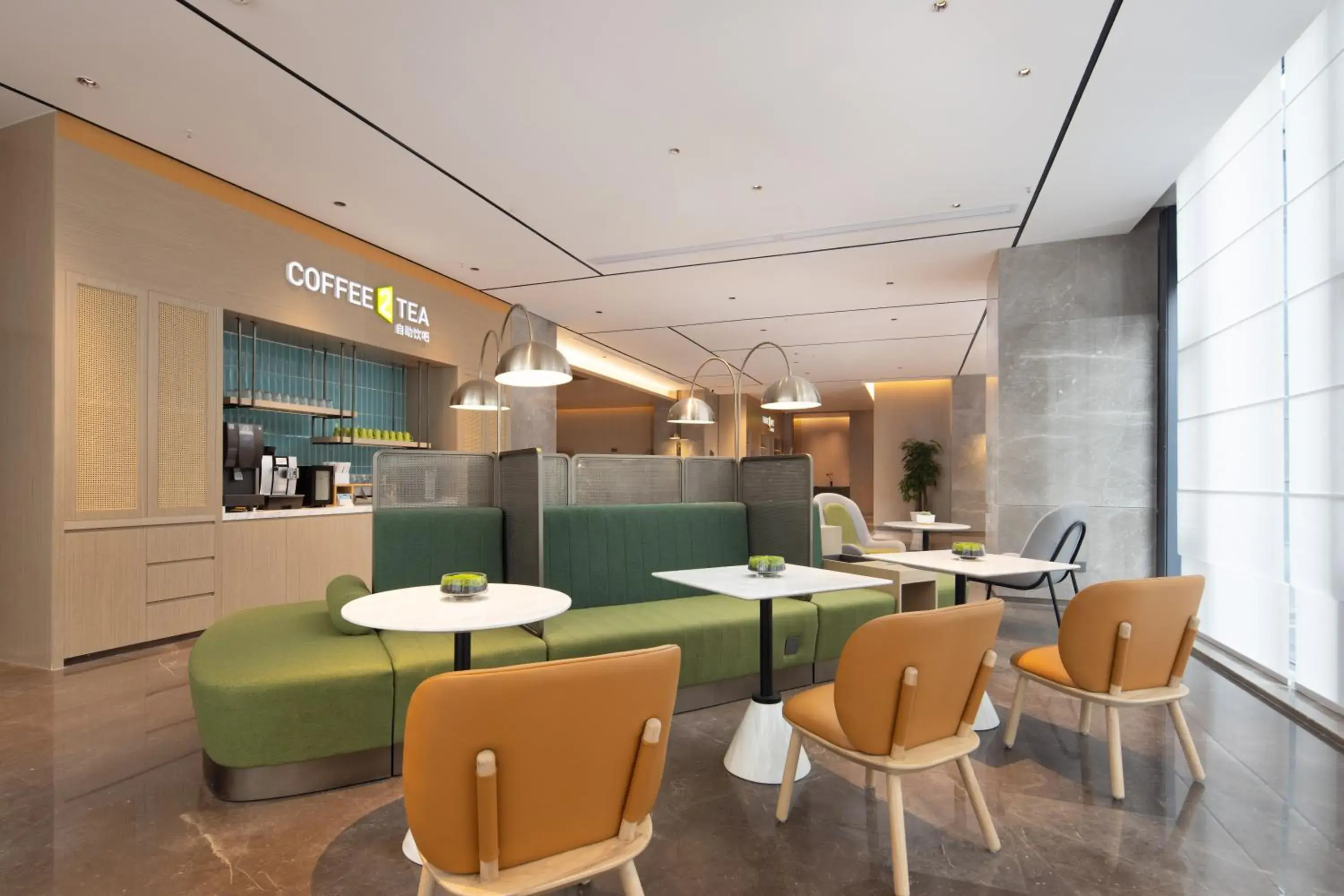 Lobby or reception in Home2 Suite by Hilton Hangzhou Qianjiang New Town Lobby or reception in Home2 Suite by Hilton Hangzhou Qianjiang New Town