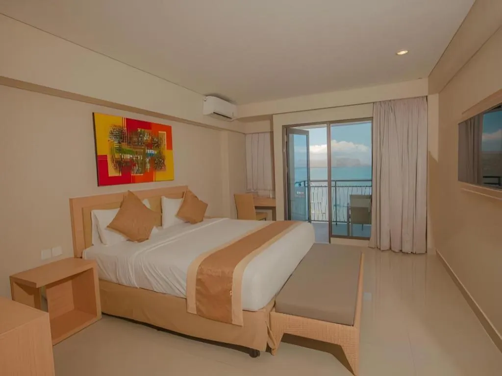 Bed in Laprima Hotel