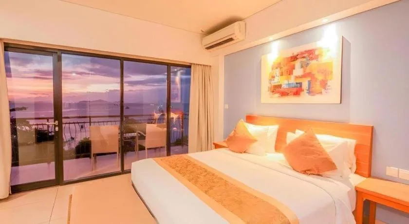 Bed in Laprima Hotel