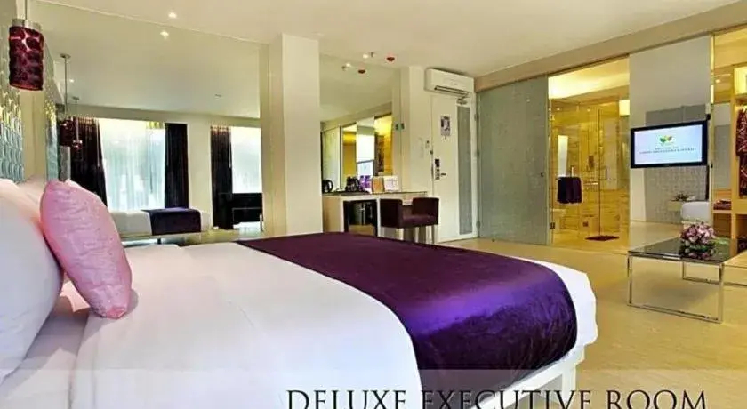 Bed in Grand Mega Resort & Spa Bali Bed in Grand Mega Resort & Spa Bali