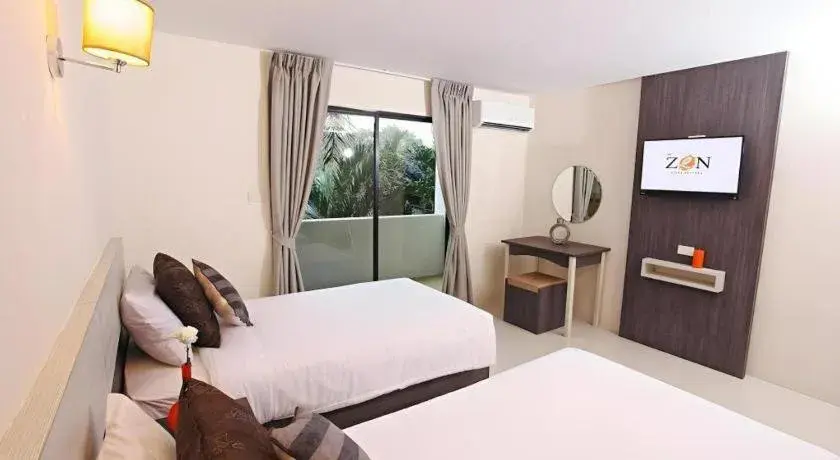 Bed in The Zen Hotel Pattaya Bed in The Zen Hotel Pattaya