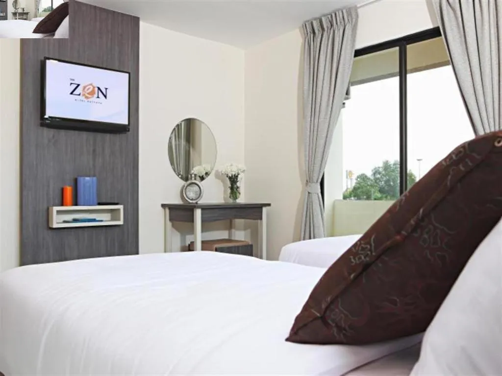 Bed in The Zen Hotel Pattaya