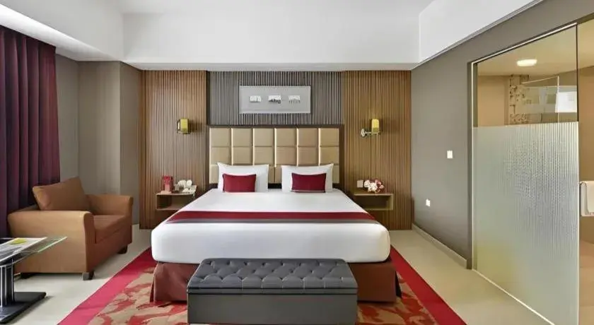 Bed in Travello Hotel Bandung Bed in Travello Hotel Bandung