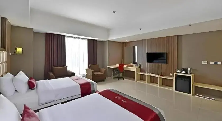 Bed in Travello Hotel Bandung Bed in Travello Hotel Bandung