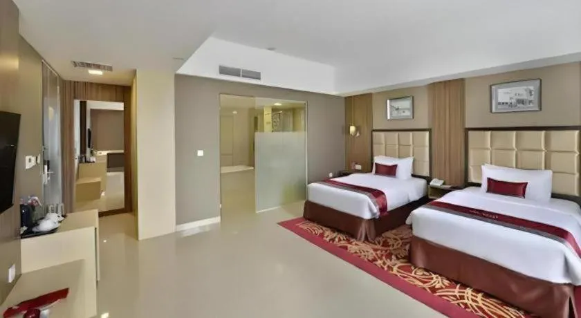 Bed in Travello Hotel Bandung