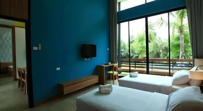 Bed in Lumphawa Amphawa Resort Bed in Lumphawa Amphawa Resort