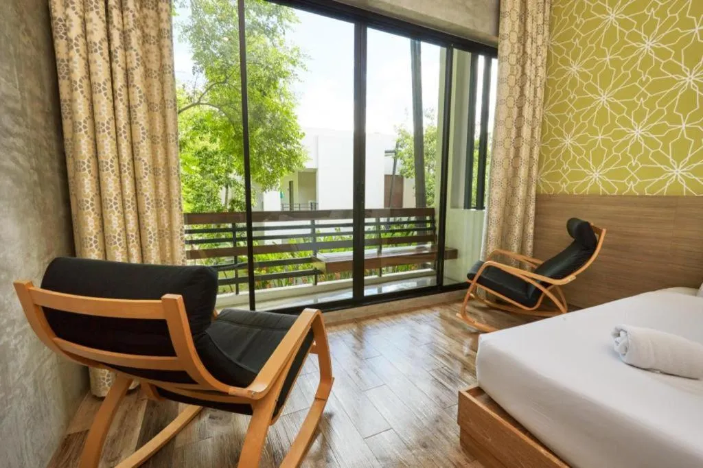 Bed in Lumphawa Amphawa Resort