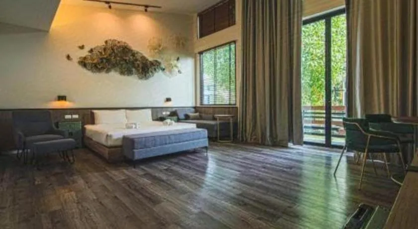 Bed in Lumphawa Amphawa Resort