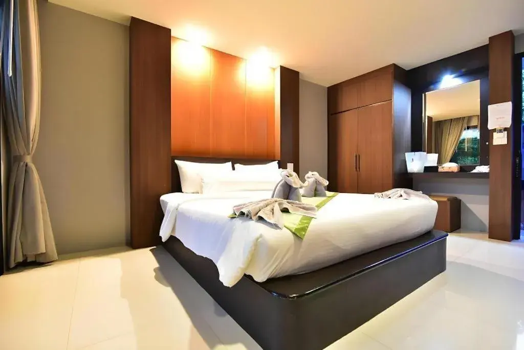 Bed in The Breeze Lipe Resort Bed in The Breeze Lipe Resort