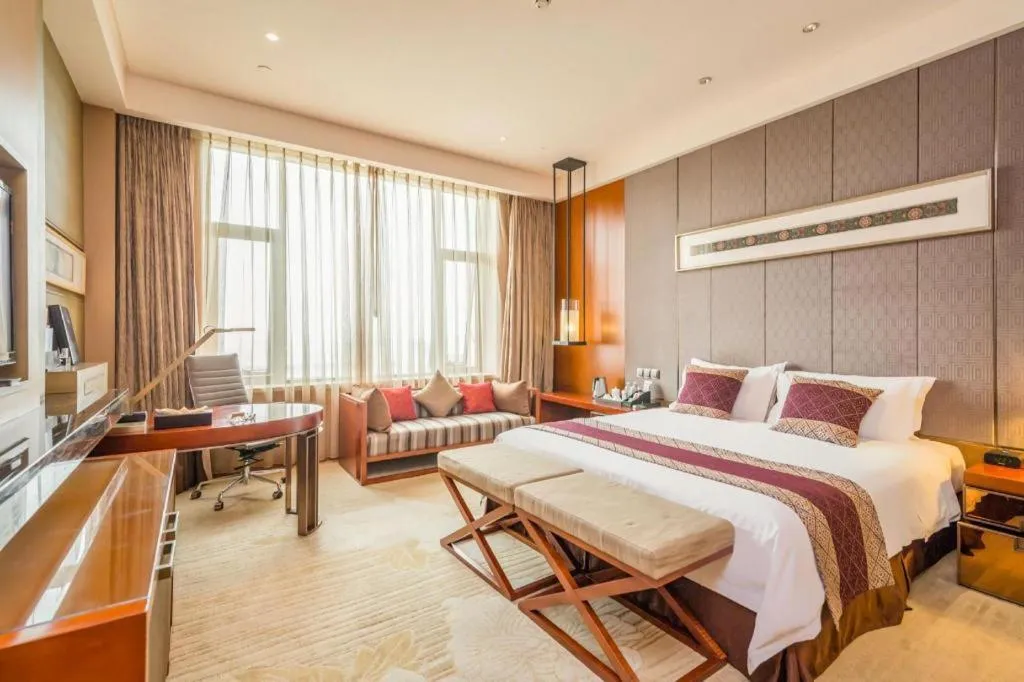 Bed in Chengdu Joyhub Air Hotel