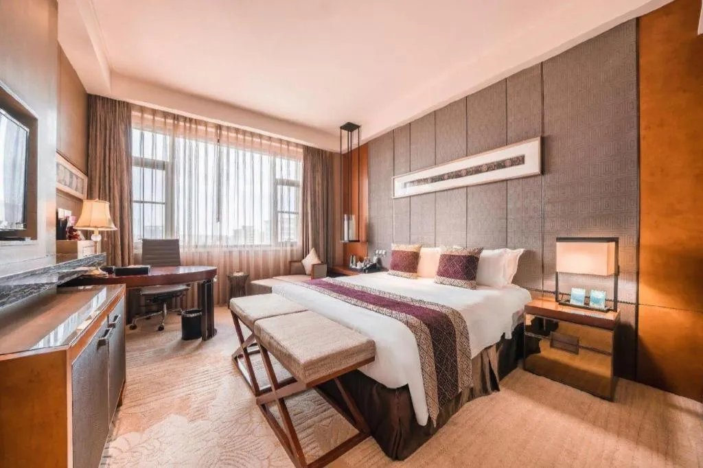 Bed in Chengdu Joyhub Air Hotel