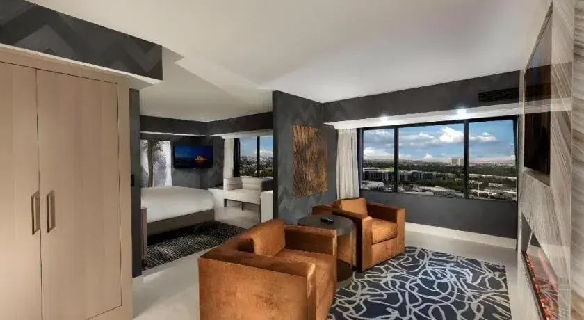 Bed in Peppermill Resort Spa Casino Bed in Peppermill Resort Spa Casino