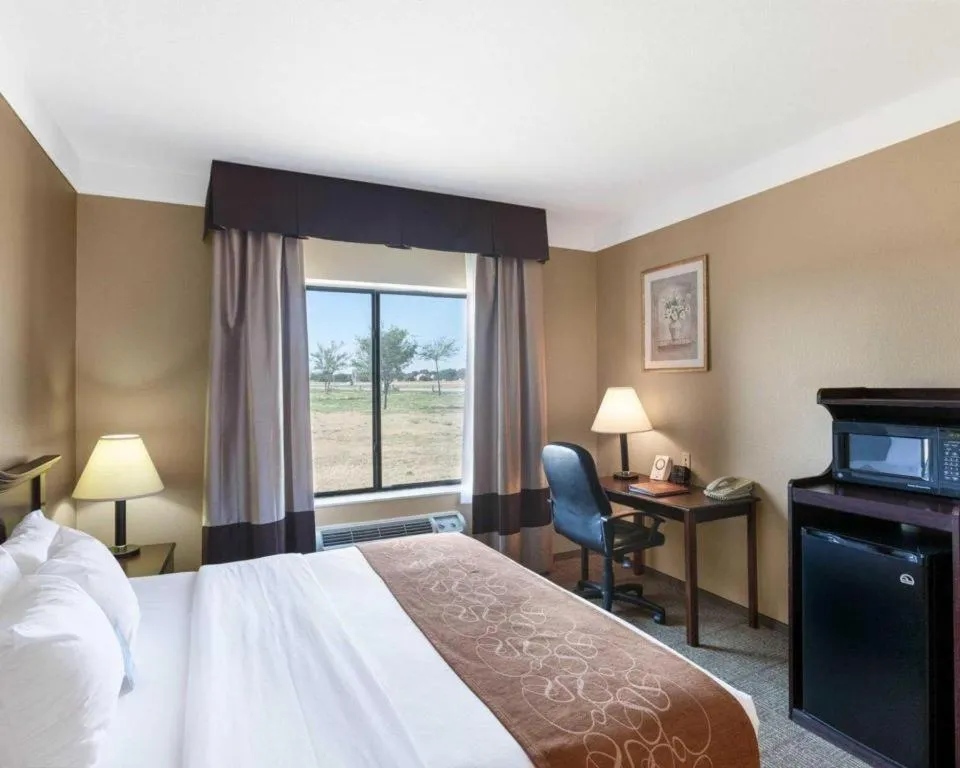 Bed in Comfort Suites Plainview