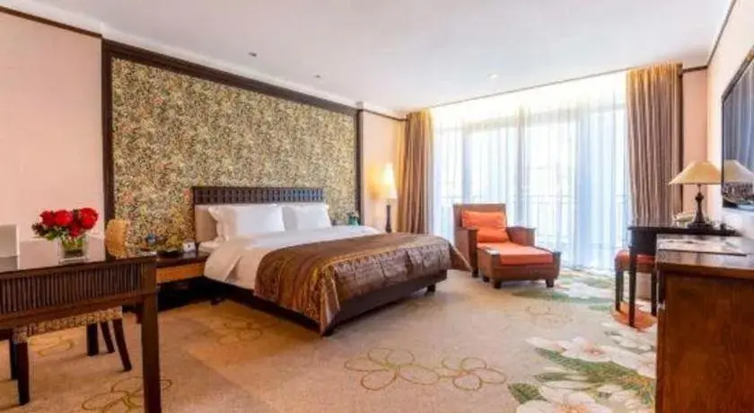 Bed in Riyuegu Hotsprings Resort Bed in Riyuegu Hotsprings Resort