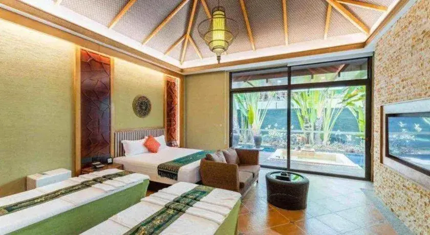 Bed in Riyuegu Hotsprings Resort Bed in Riyuegu Hotsprings Resort