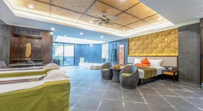 Bed in Riyuegu Hotsprings Resort Bed in Riyuegu Hotsprings Resort