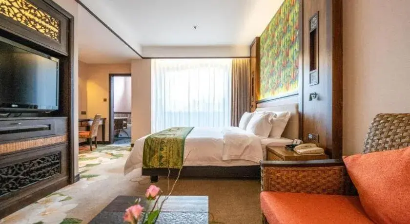 Bed in Riyuegu Hotsprings Resort Bed in Riyuegu Hotsprings Resort