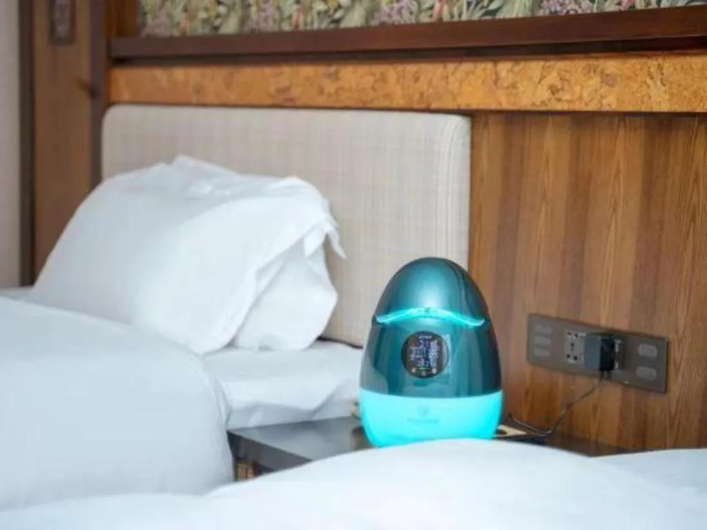 Bed in Riyuegu Hotsprings Resort