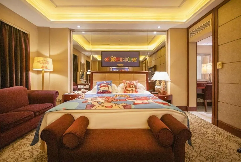 Bed in Chengdu Taihe International Hotel