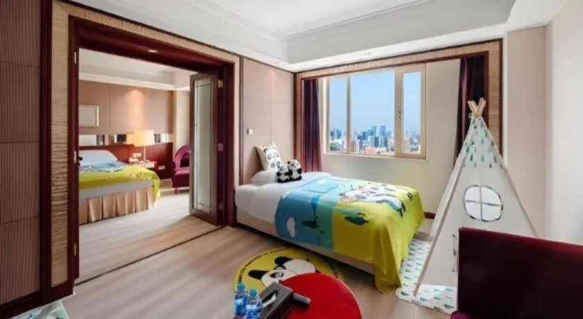 Bed in Chengdu Taihe International Hotel