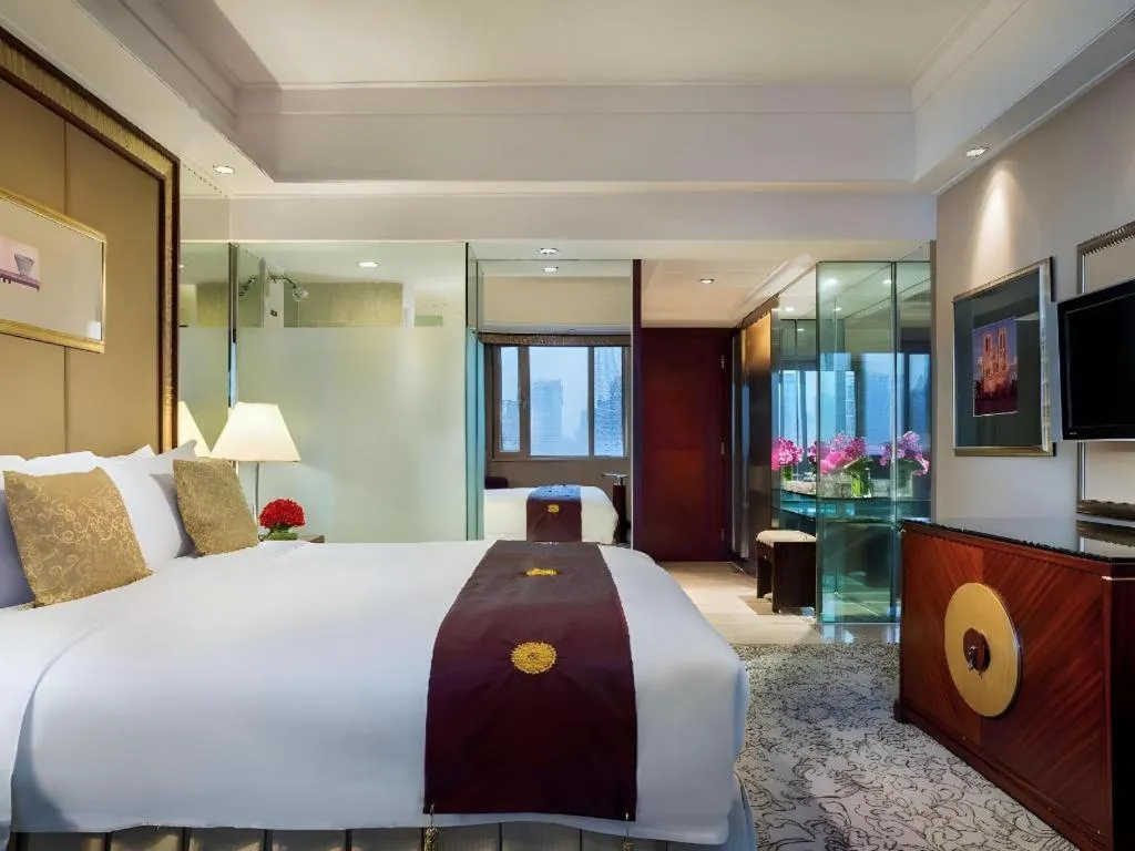 Bed in Chengdu Taihe International Hotel