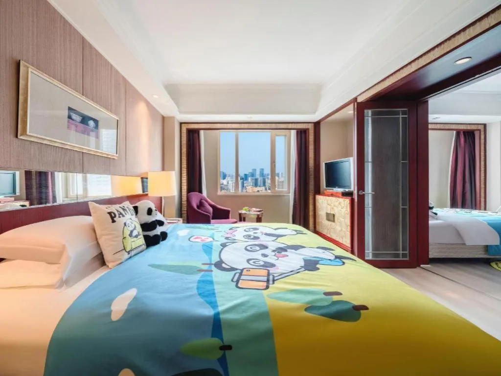 Bed in Chengdu Taihe International Hotel