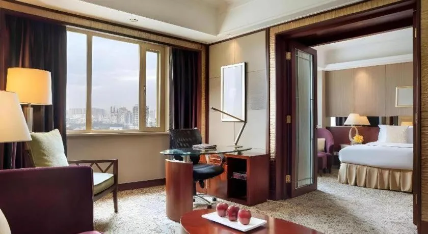 Bed in Chengdu Taihe International Hotel