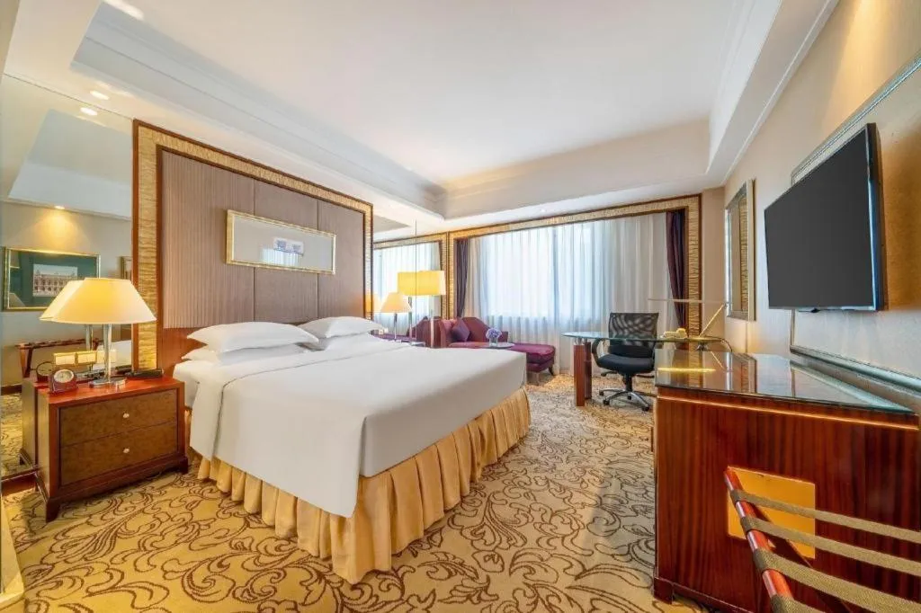 Bed in Chengdu Taihe International Hotel
