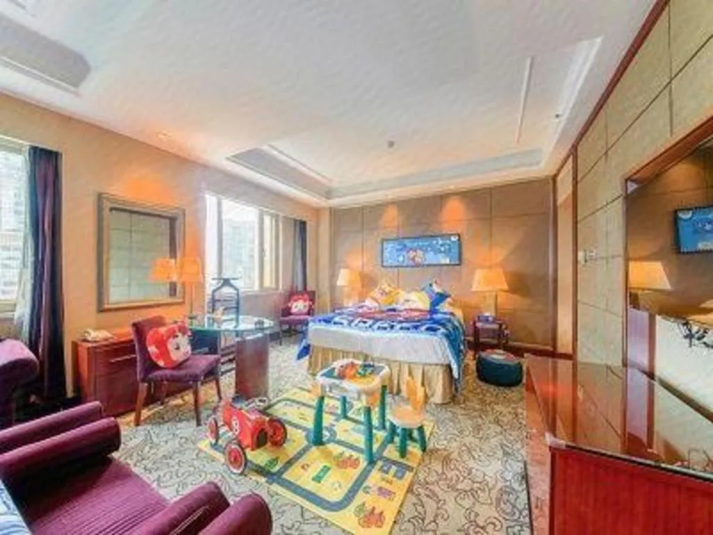 Bed in Chengdu Taihe International Hotel