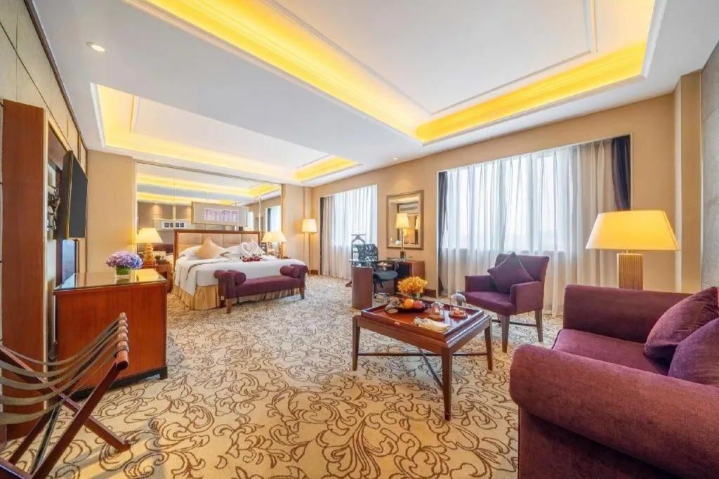 Bed in Chengdu Taihe International Hotel