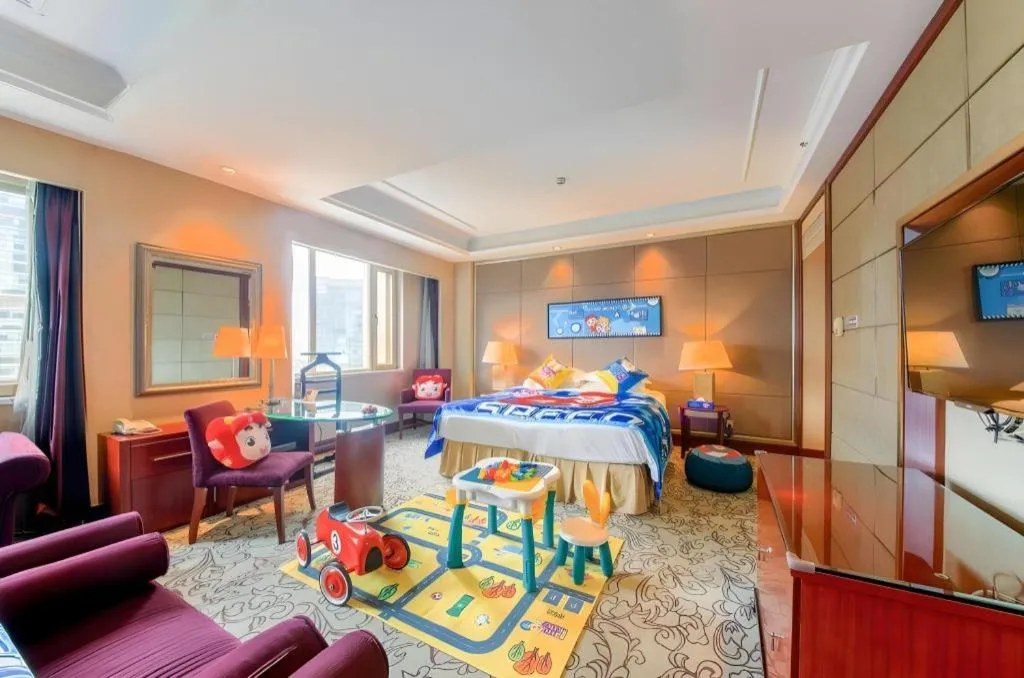 Bed in Chengdu Taihe International Hotel