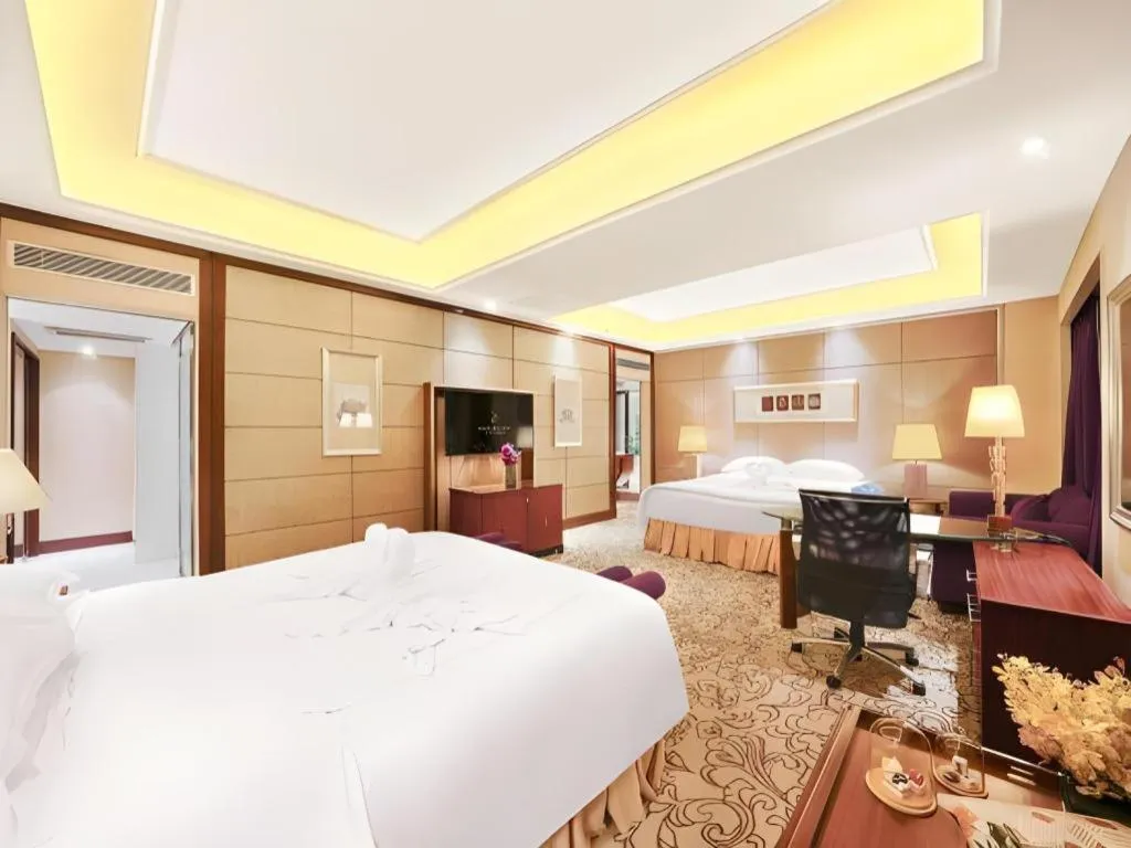 Bed in Chengdu Taihe International Hotel