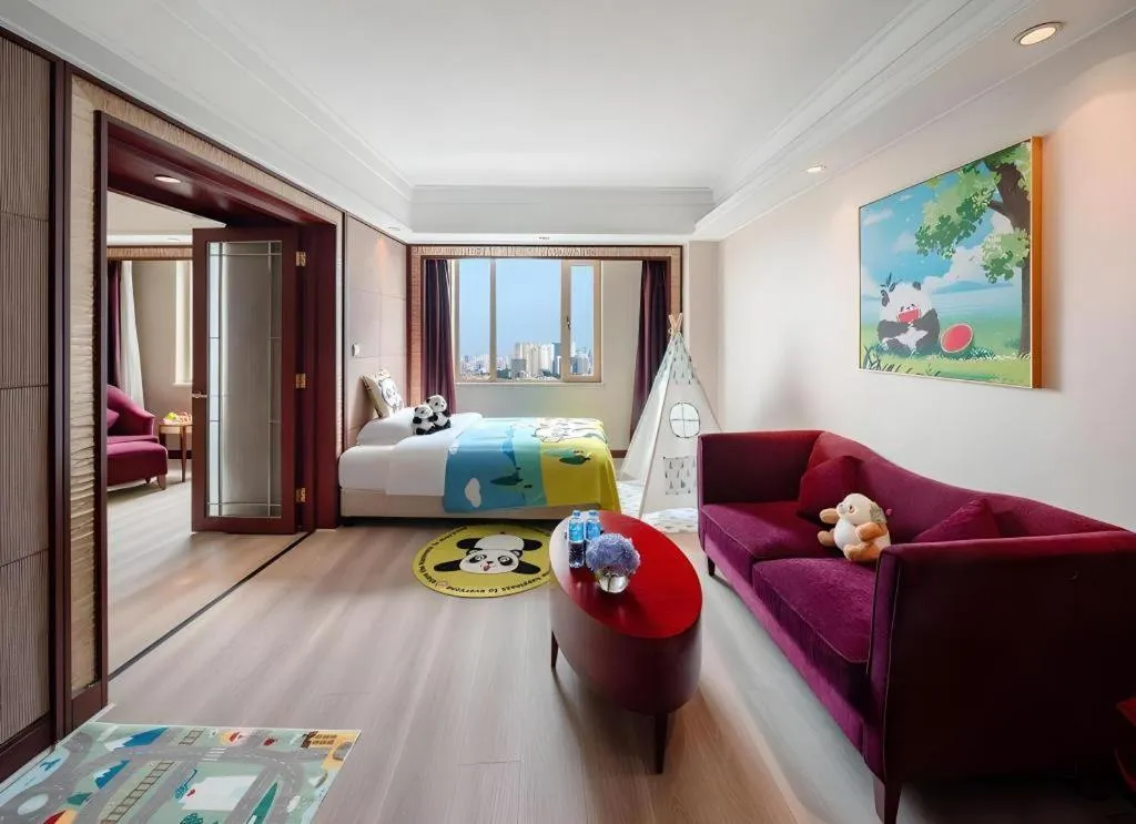 Bed in Chengdu Taihe International Hotel