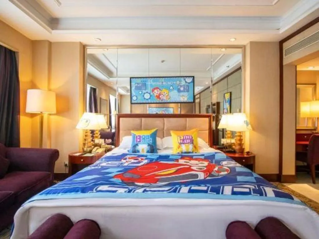 Bed in Chengdu Taihe International Hotel