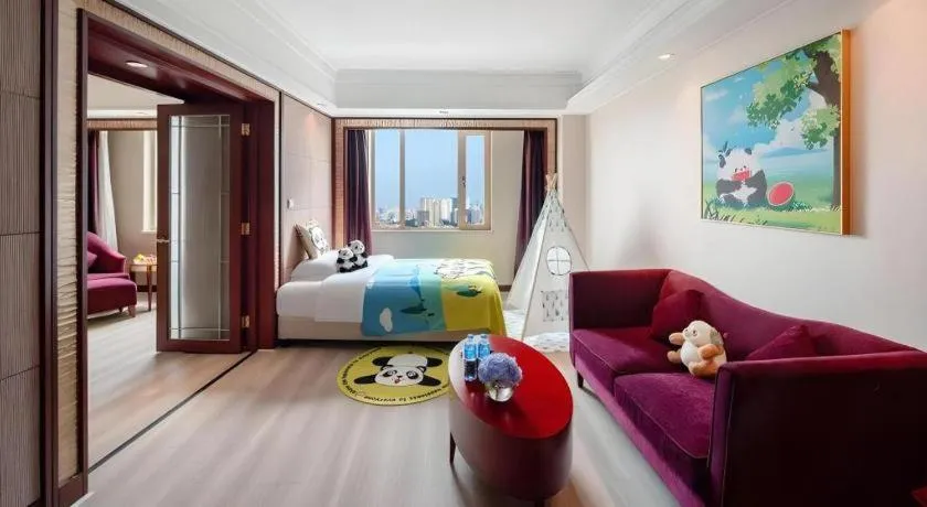 Bed in Chengdu Taihe International Hotel