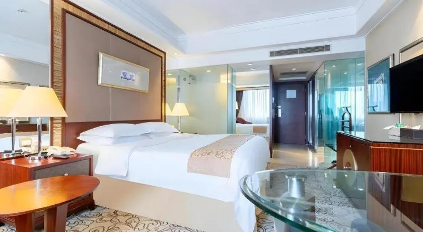 Bed in Chengdu Taihe International Hotel