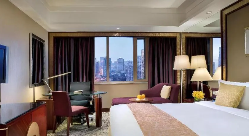 Bed in Chengdu Taihe International Hotel