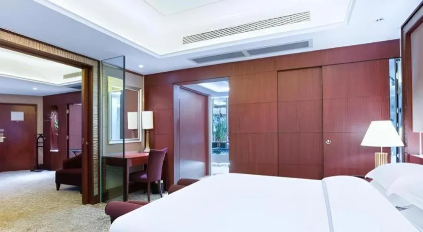 Bed in Chengdu Taihe International Hotel