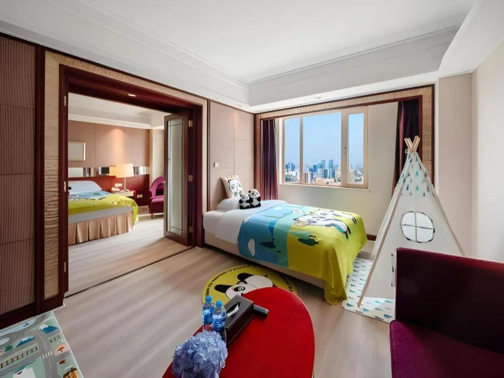 Bed in Chengdu Taihe International Hotel