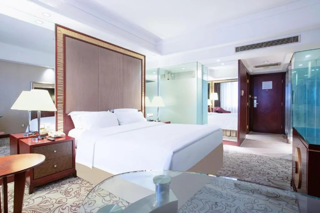 Bed in Chengdu Taihe International Hotel