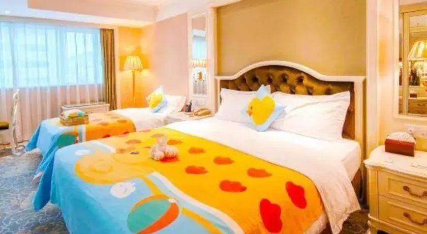 Bed in Xiamen Jingmin Central Hotel Bed in Xiamen Jingmin Central Hotel