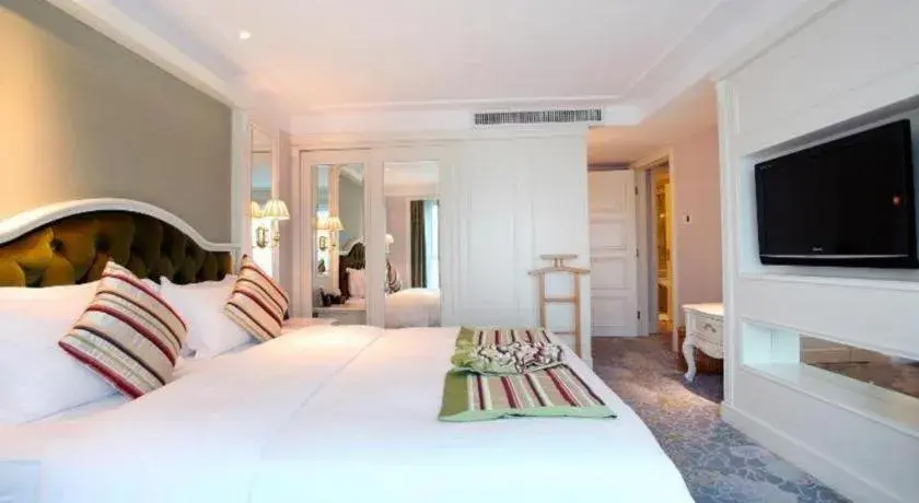 Bed in Xiamen Jingmin Central Hotel Bed in Xiamen Jingmin Central Hotel