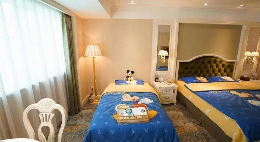 Bed in Xiamen Jingmin Central Hotel