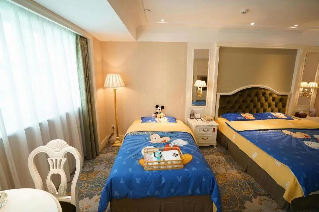 Bed in Xiamen Jingmin Central Hotel