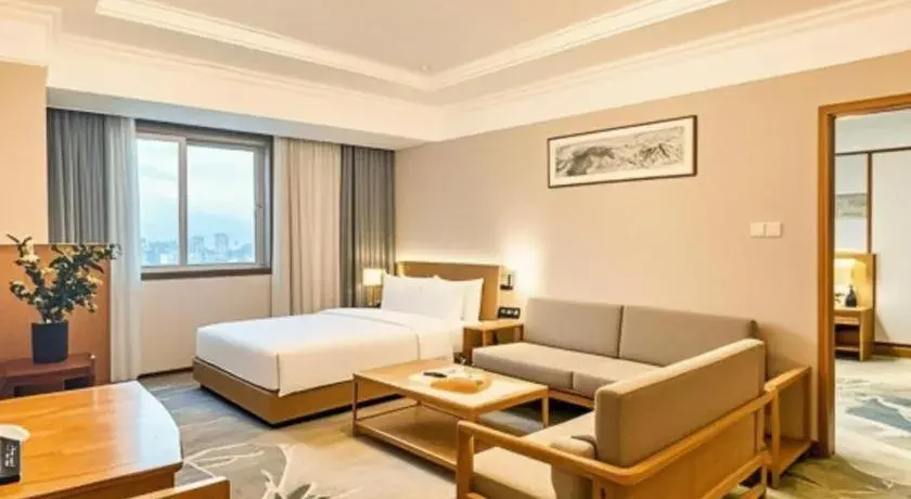 Bed in Xiamen Jingmin Central Hotel Bed in Xiamen Jingmin Central Hotel