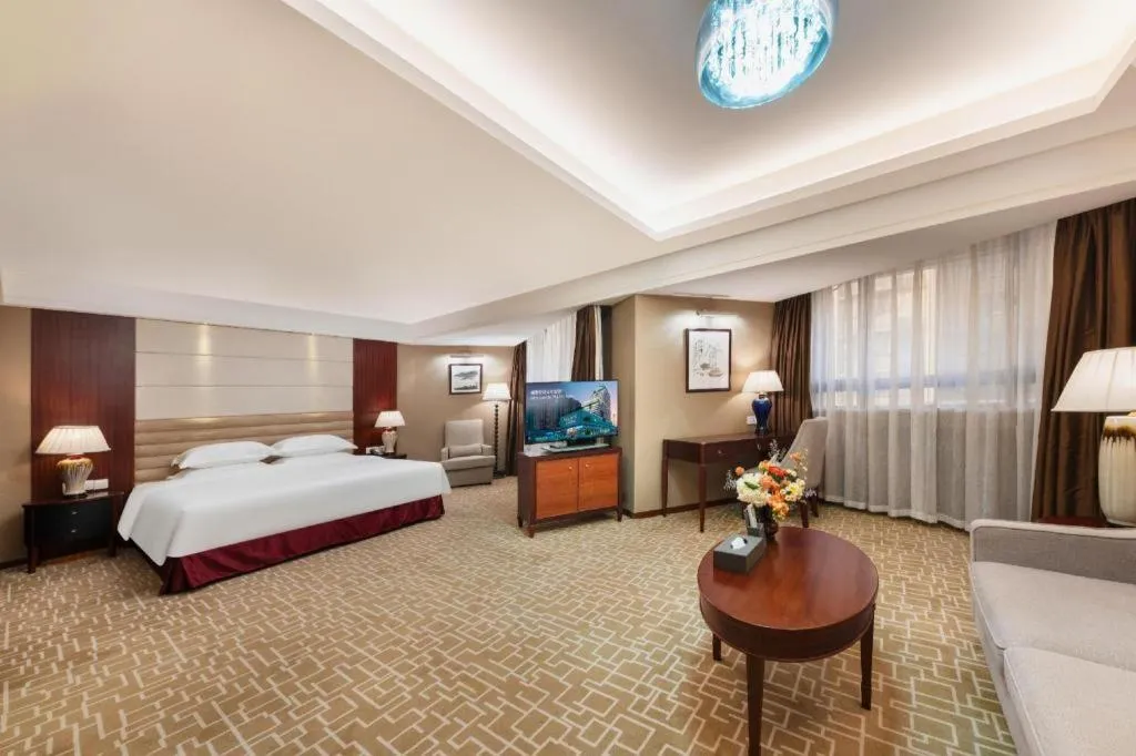 Bed in Century Plaza Hotel