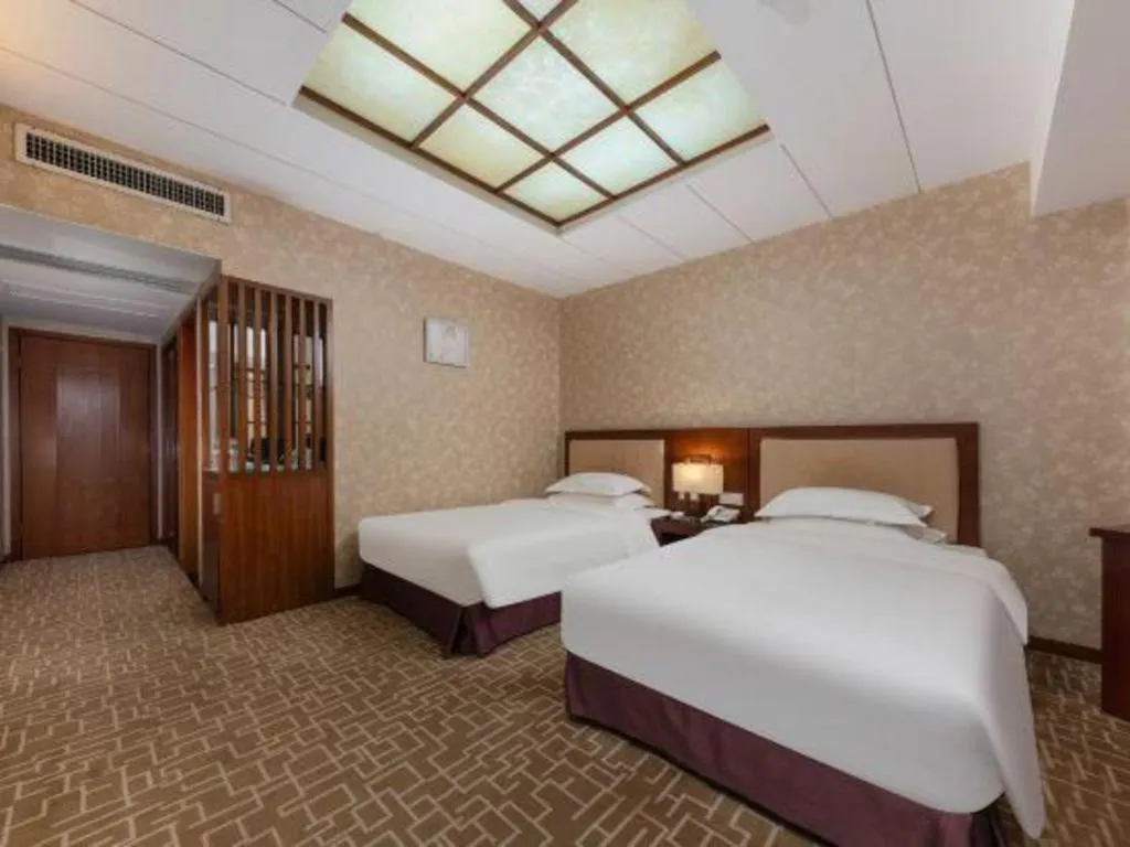 Bed in Century Plaza Hotel