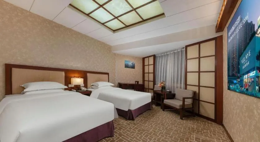 Bed in Century Plaza Hotel