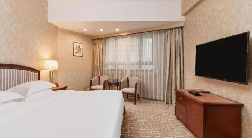 Bed in Century Plaza Hotel