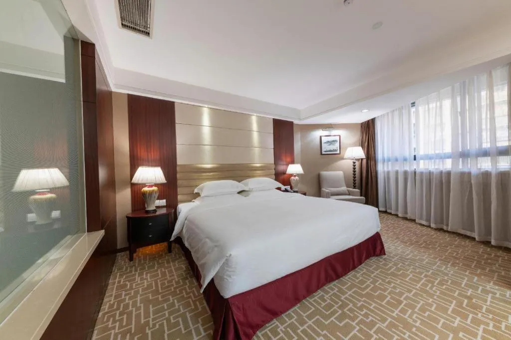 Bed in Century Plaza Hotel